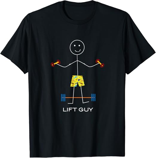 Funny Mens Weightlifting, Boy Weight Lifter TShirt Amazon.co.uk